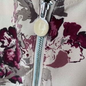 Wilfred Floral Silk Trim Sleeveless Blouse